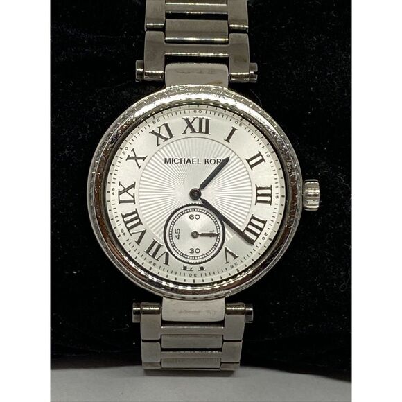 Michael Kors Skylar MK5866 Womens Stainless Steel Analog Dial Quartz Watch JK718 - Picture 2 of 12